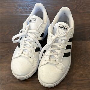 Adidas White and Black Women's Sneakers